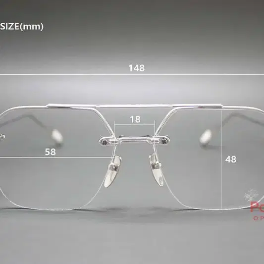 크롬하츠 플루이드 실버 안경