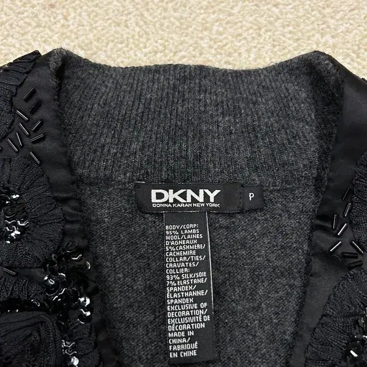 [ 정품/P ] DKNY 골프 가디건