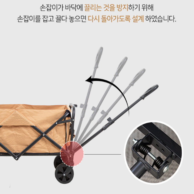 감성캠핑 폴딩 캐리어 캠핑 웨건