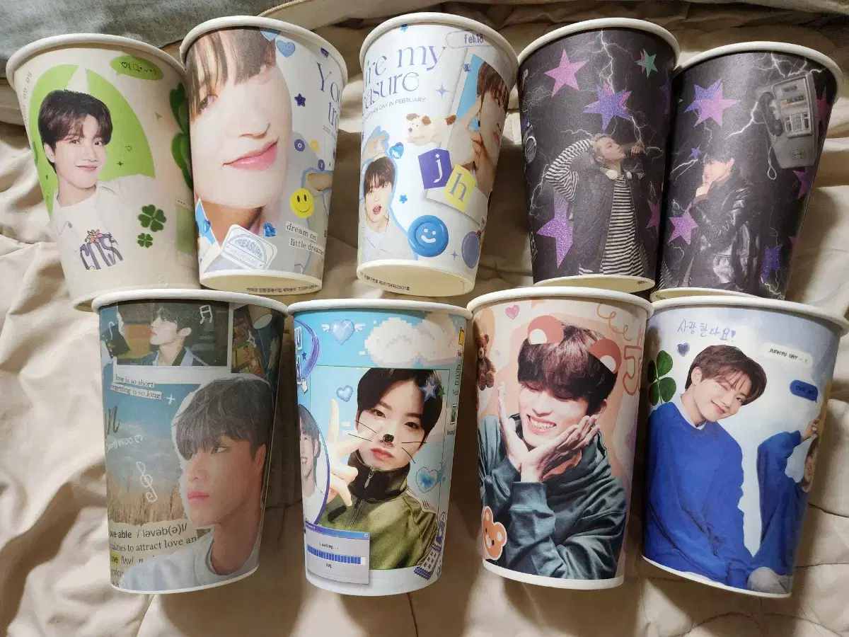 Treasures jungwoo junkyu hyunsuk junghwan raw ka paper cups