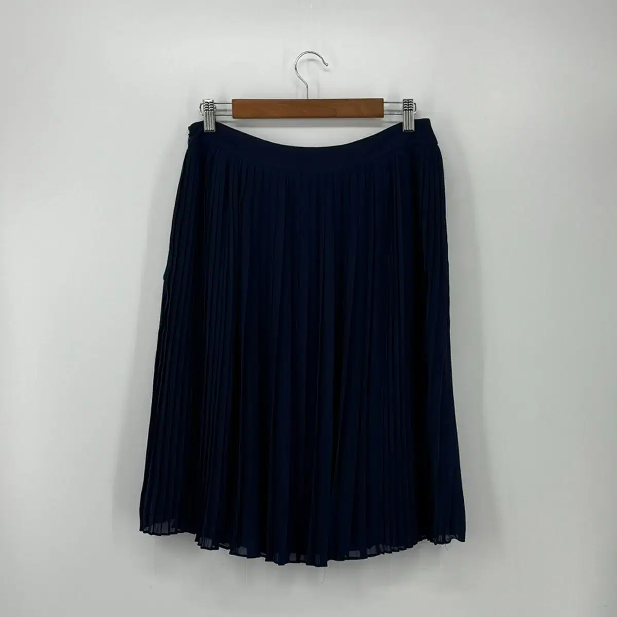 크로커다일 레이디 셔링 스커트 (73 size / NAVY)