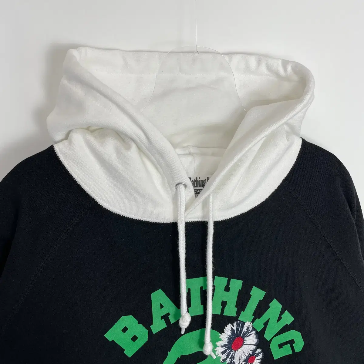 베이프 bape 플라워 칼리지 로고 후드 원피스