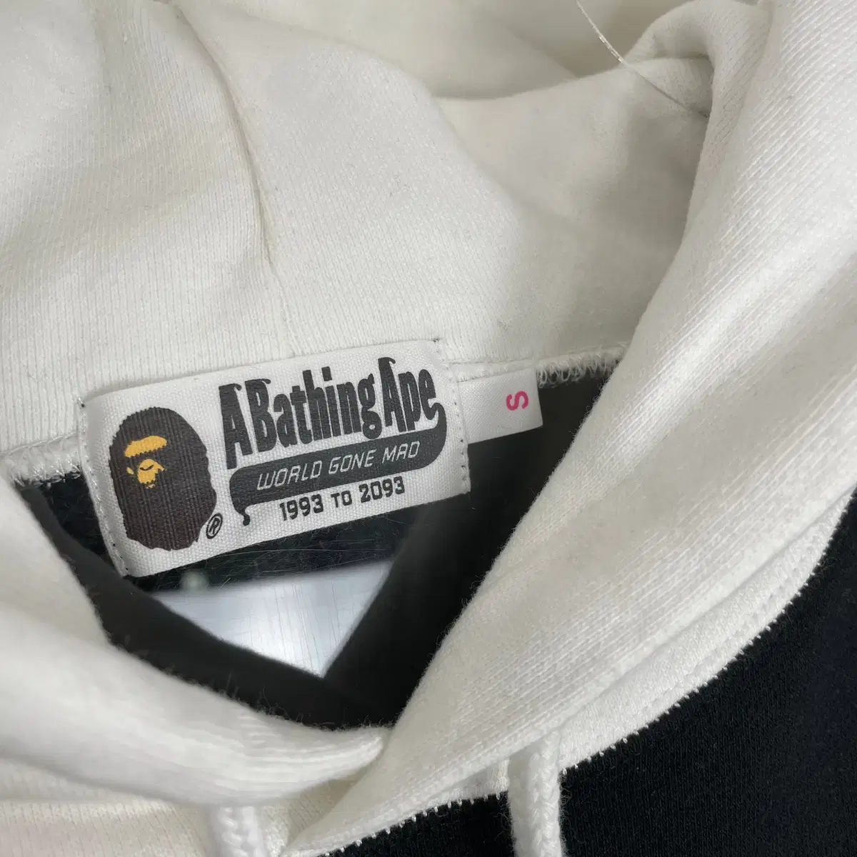 베이프 bape 플라워 칼리지 로고 후드 원피스