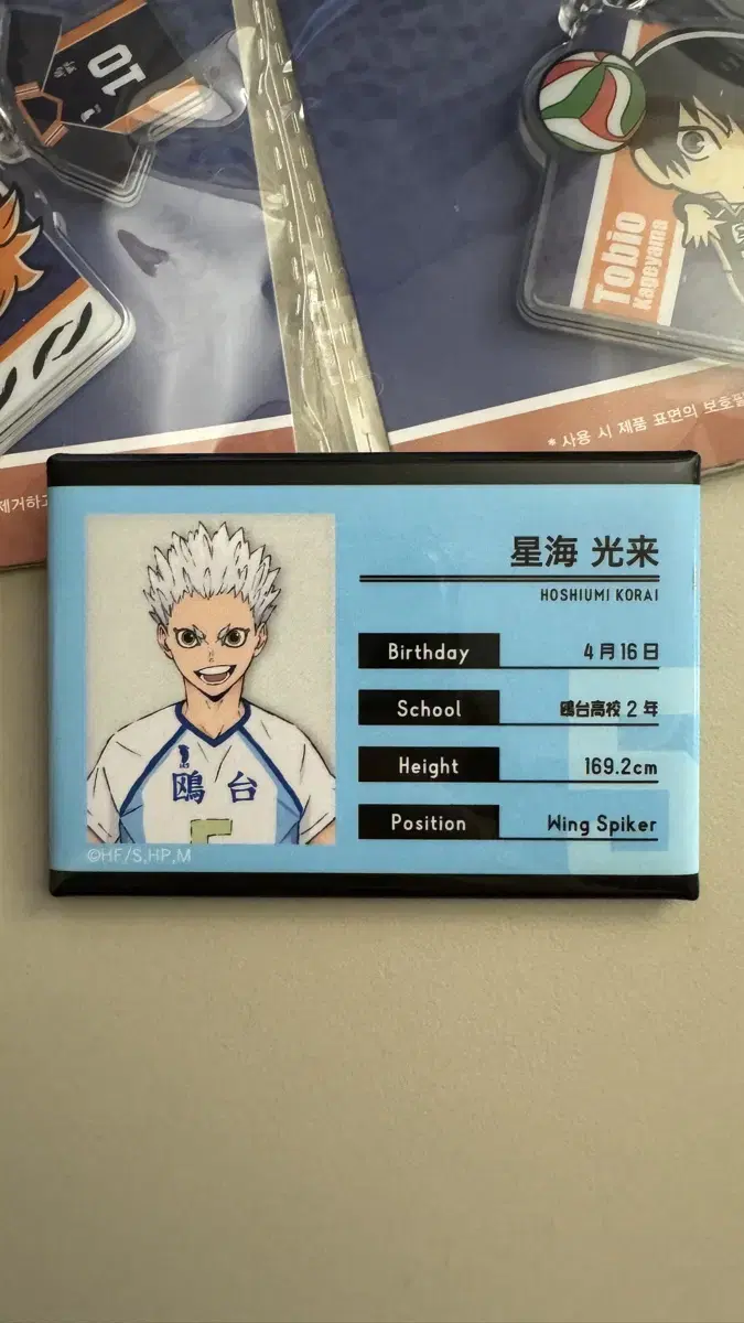 Haikyuu Profile Canbadge Hoshiumi