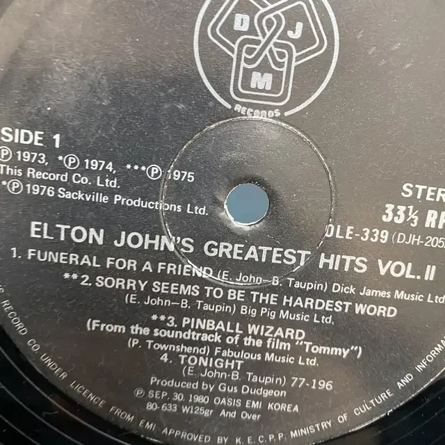 ELTON JOHN LP / AA2940