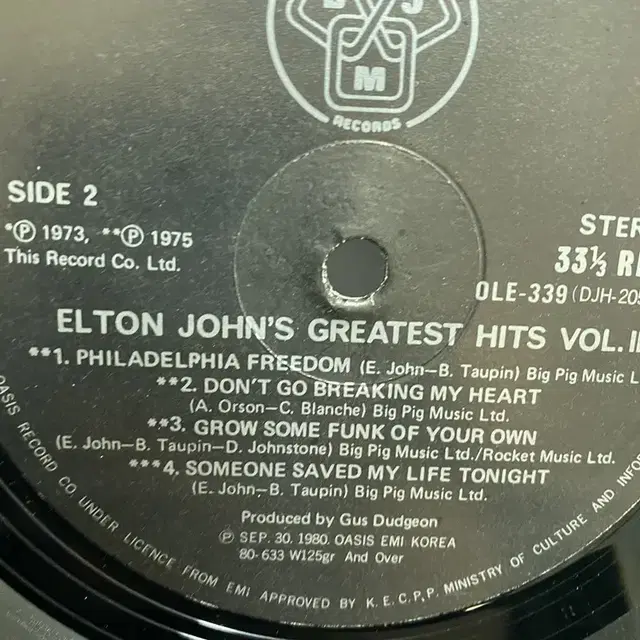 ELTON JOHN LP / AA2940