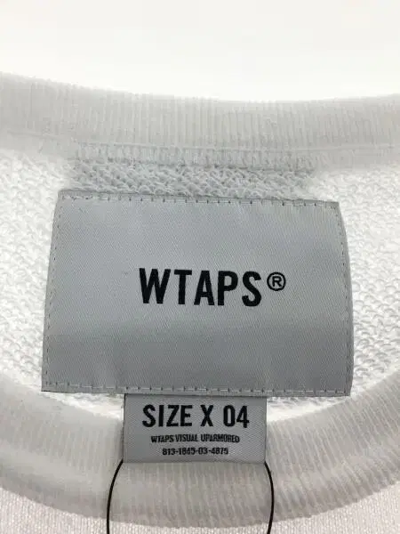 WTAPS 로고탭 화이트 티셔츠 미하라캐피탈휴먼메이드