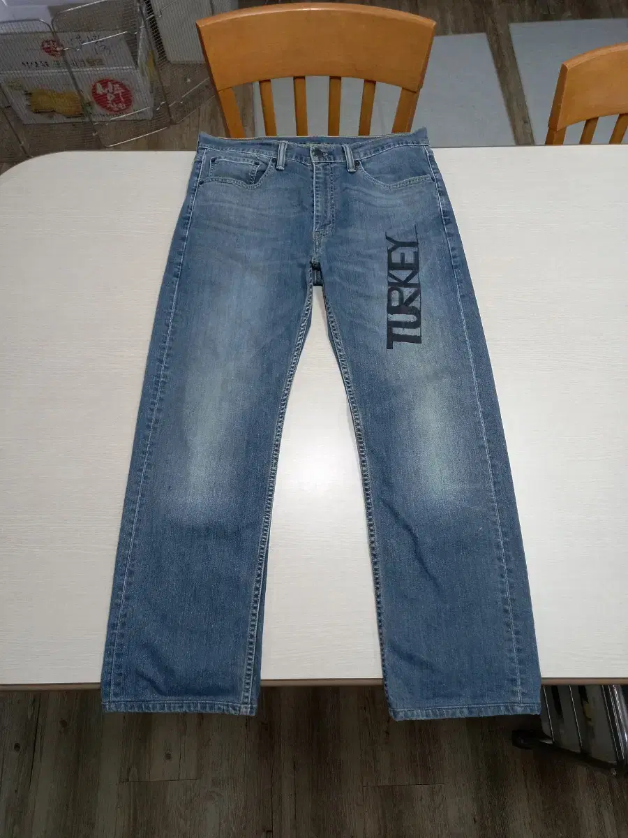 33 Levi's 505 Turkey Wash Spandex Straight jin 33-336