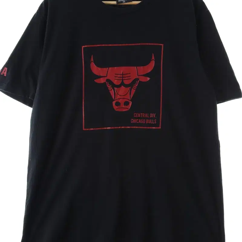 (2XL) NBA 엔비에이 반팔 티셔츠 시카고불스 빅로고-DF4F