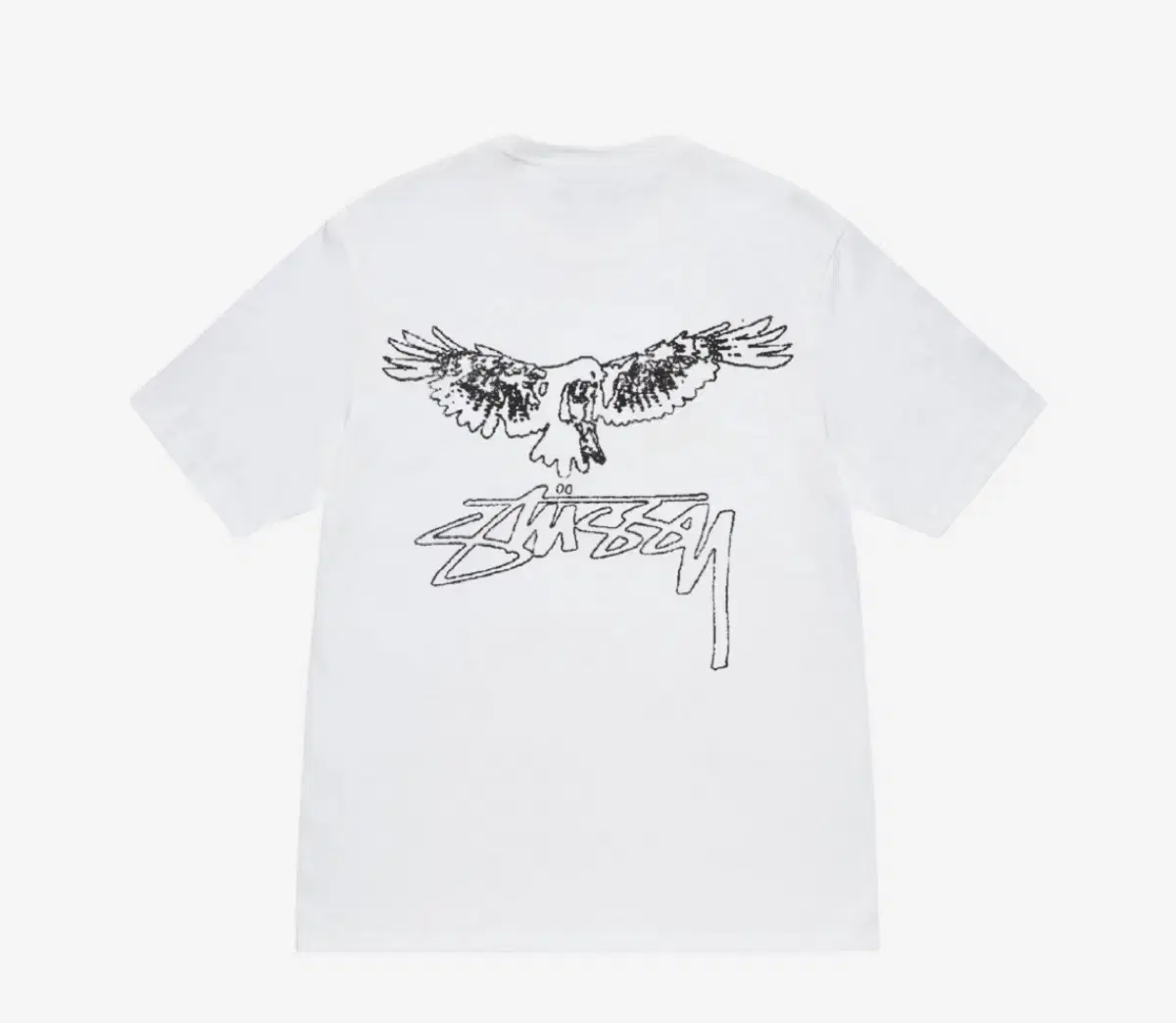 [XL] Stussy Wingspan T-shirt White New