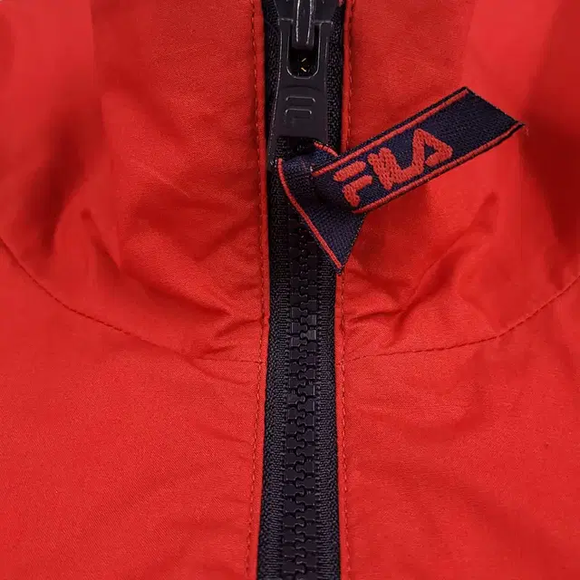 FILA 휠라 필라 US 90s 네이비 레드 배색 코튼100 우븐 올드스