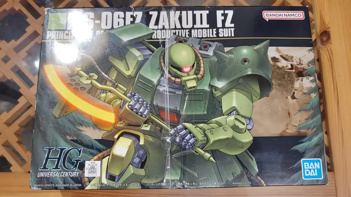 HGUnsealedUnassembledGundam ZakuFZ Pocket Warfare Bandai GunplaFramemodels