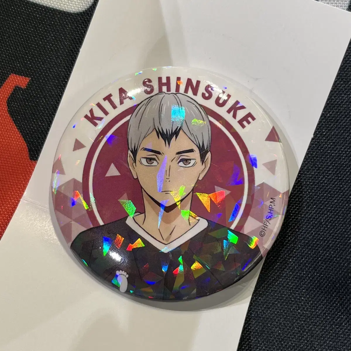 Haikyuu pop up Kita Shinsuke Canbadge