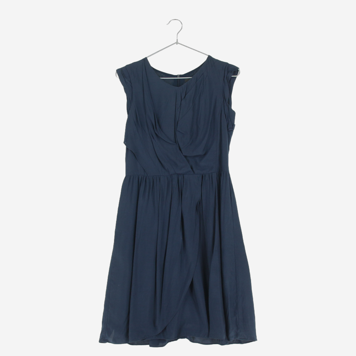 [85] CC C.C. COLLECT Navy Draped Sleeveless ONEPIECE (SW1360)