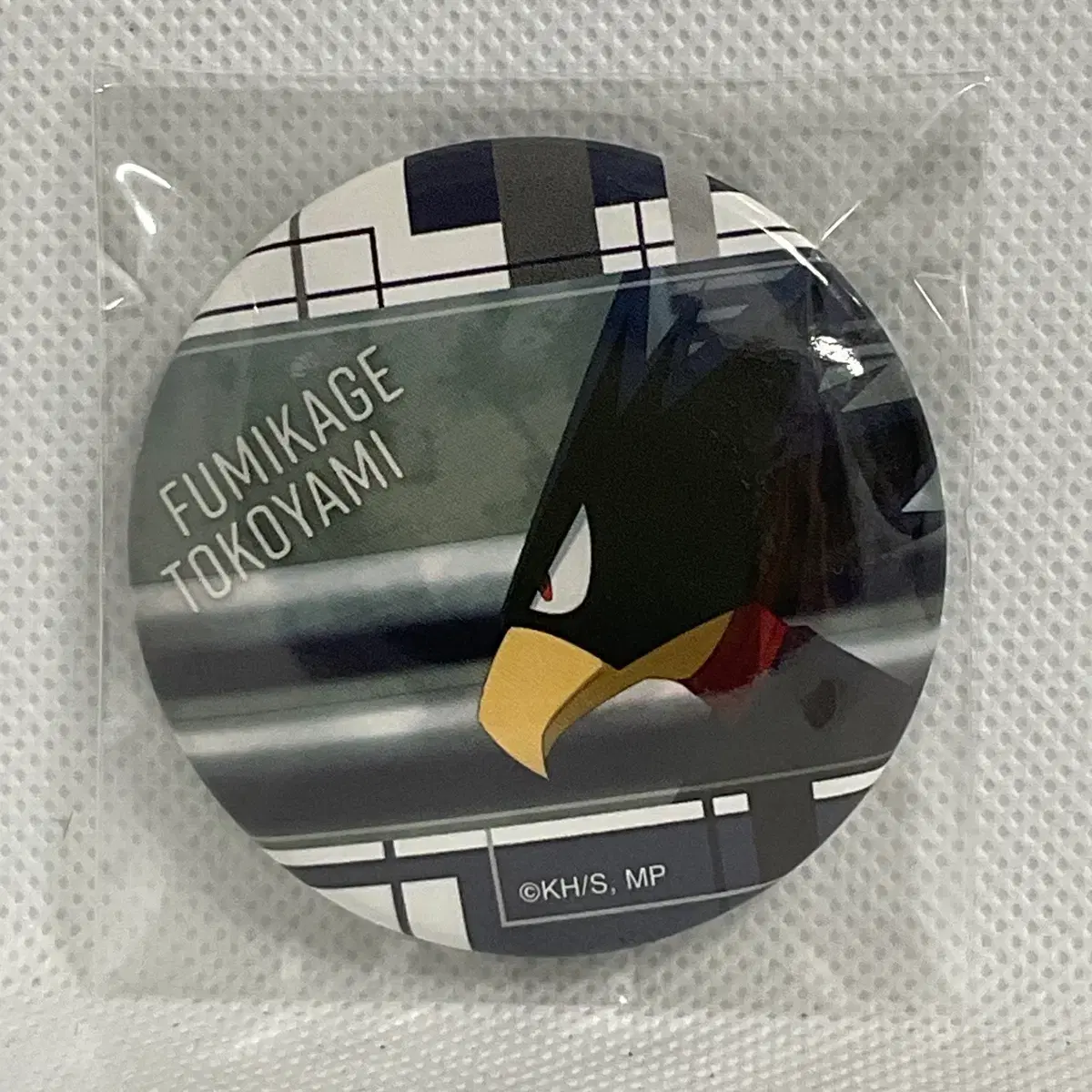 Unsealed Good Quality Nahia Hiroaka Tokoyami Can Badge 5.5cm