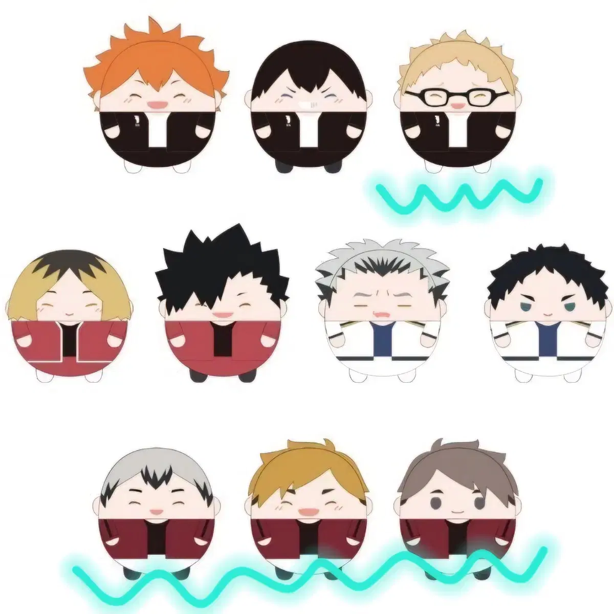 Haikyuu special fuwa fuwakoro ring tsuki,inarizaki in bulk