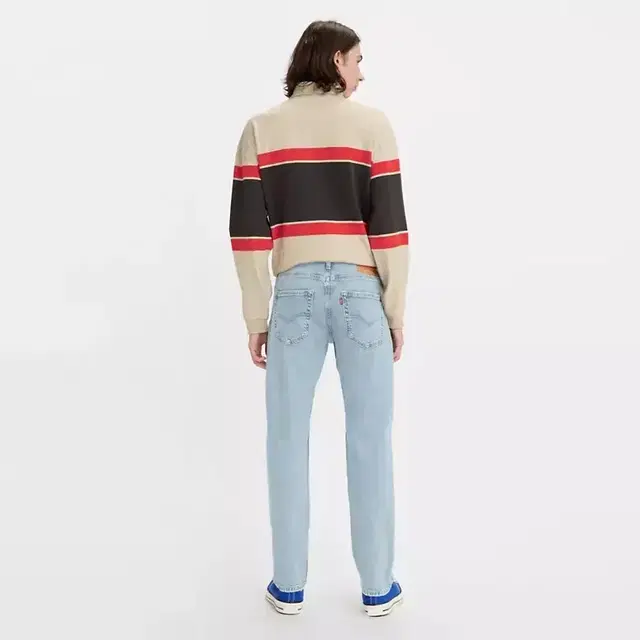 리바이스 LEVI'S 502 테이퍼드 데님 청바지-라이트블루(34)