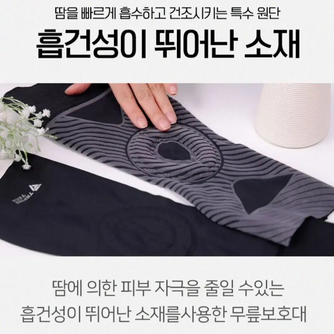 테이핑테크 최신상 GX 5세대 무릎보호대 1세트 블랙 2XL