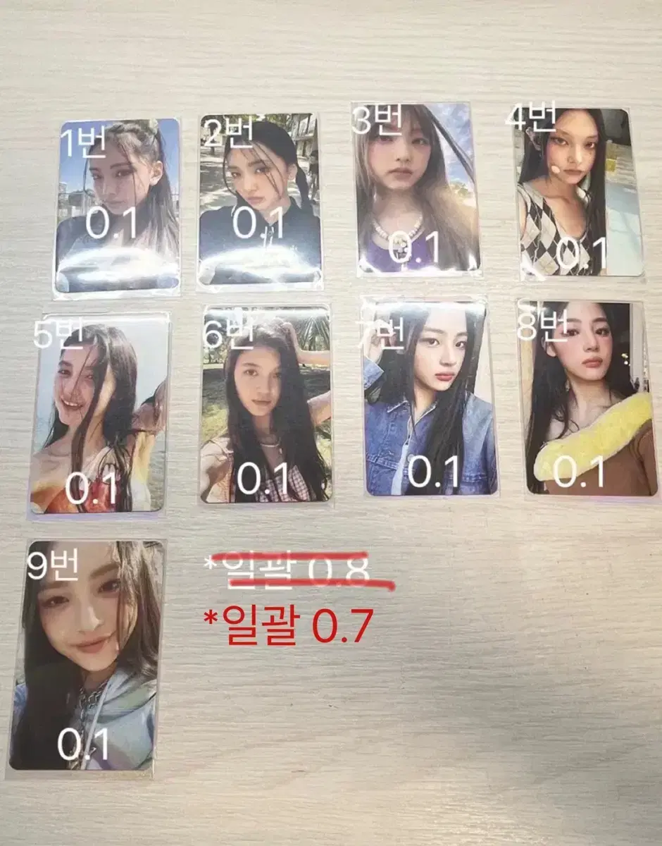 *price reduced*New Jeans Attention weverse version photocard (C version)