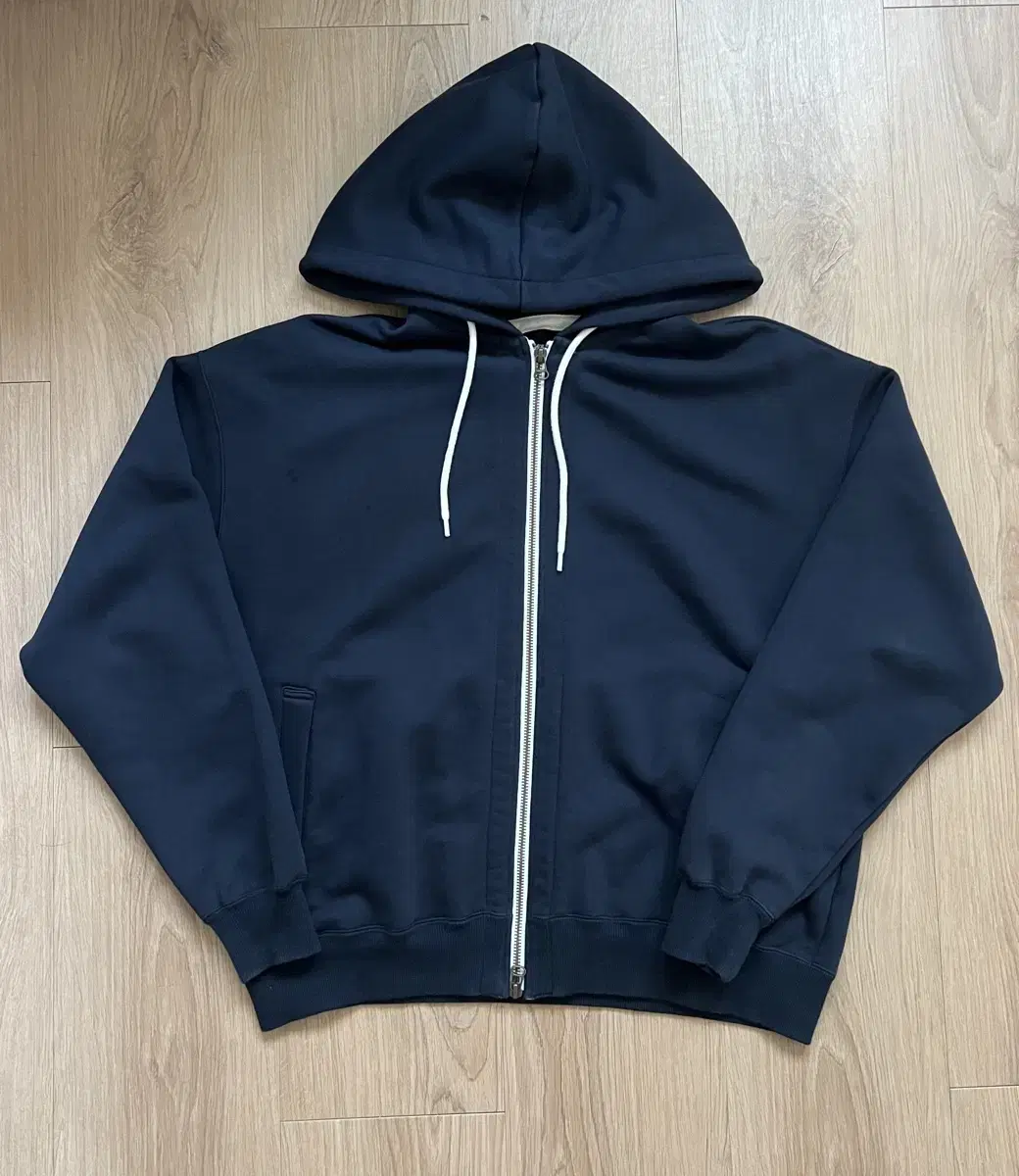 JAYPRESS Navy Zip-up Hoodie M-L