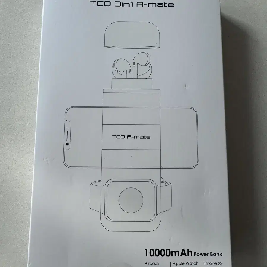 TCO 3in1 무선 충전보조배터리(10000mAh)