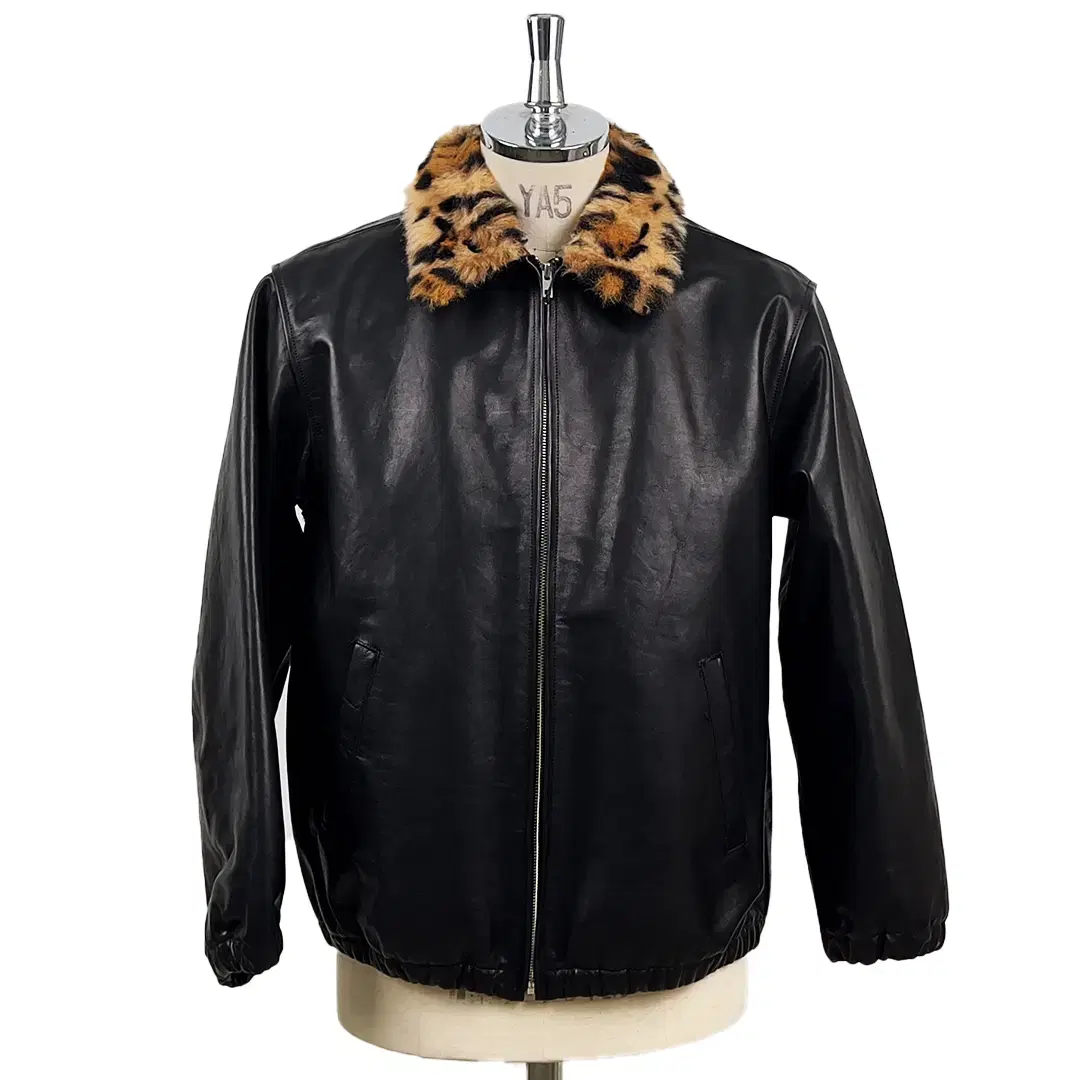 WACKO MARIA FUR COLLAR LEATHER JACKET