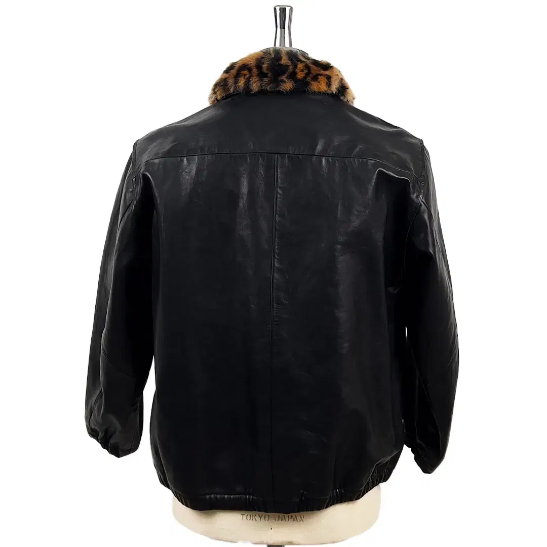 WACKO MARIA FUR COLLAR LEATHER JACKET