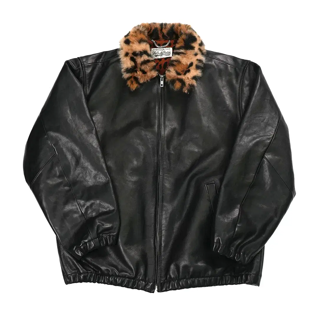 WACKO MARIA FUR COLLAR LEATHER JACKET