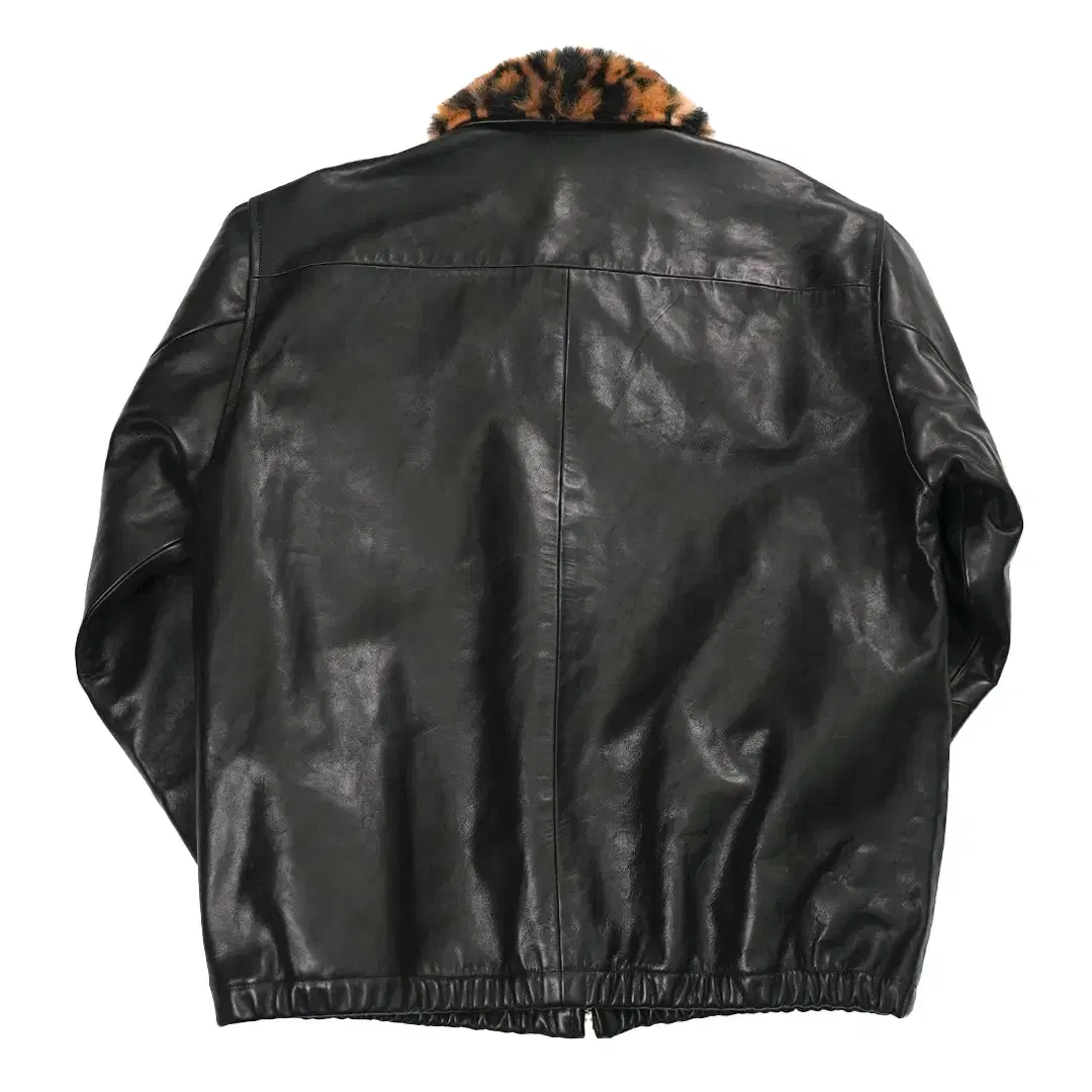 WACKO MARIA FUR COLLAR LEATHER JACKET