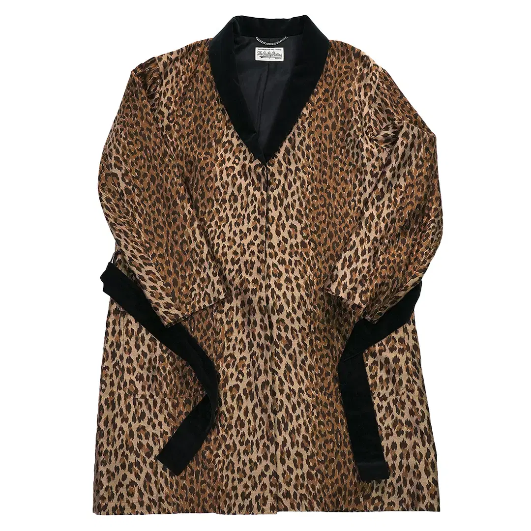 WACKO MARIA LEOPARD GOWN COAT