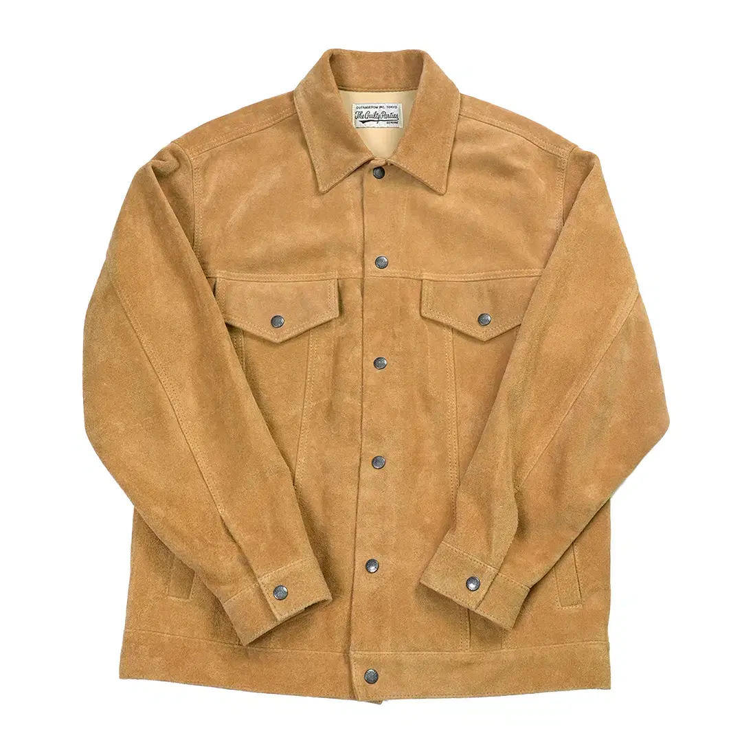 WACKO MARIA SUEDE TRUCKER JACKET