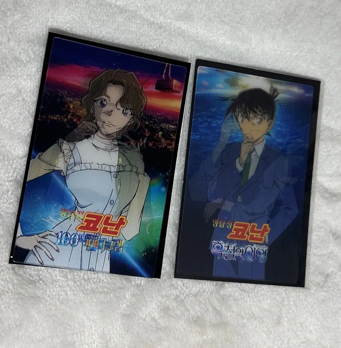 Detective Conan the Movie lenticular sell Shinichi (Namdoil)/Momiji Ooka