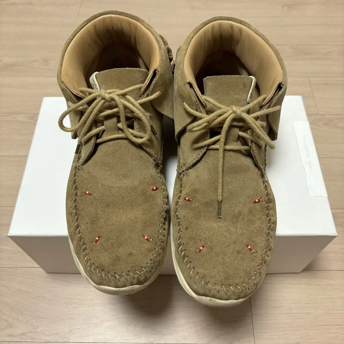 US10) visvim 비즈빔 FBT 라모 포크 샌드