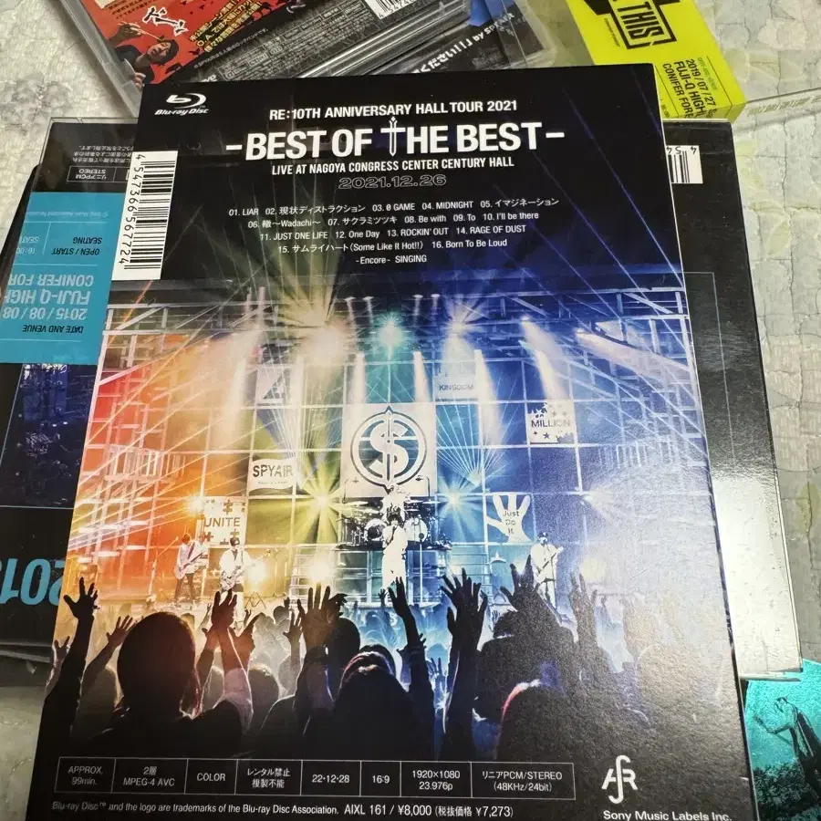 스파이에어 21년 홀투어 콘서트 best of the best 블루레이