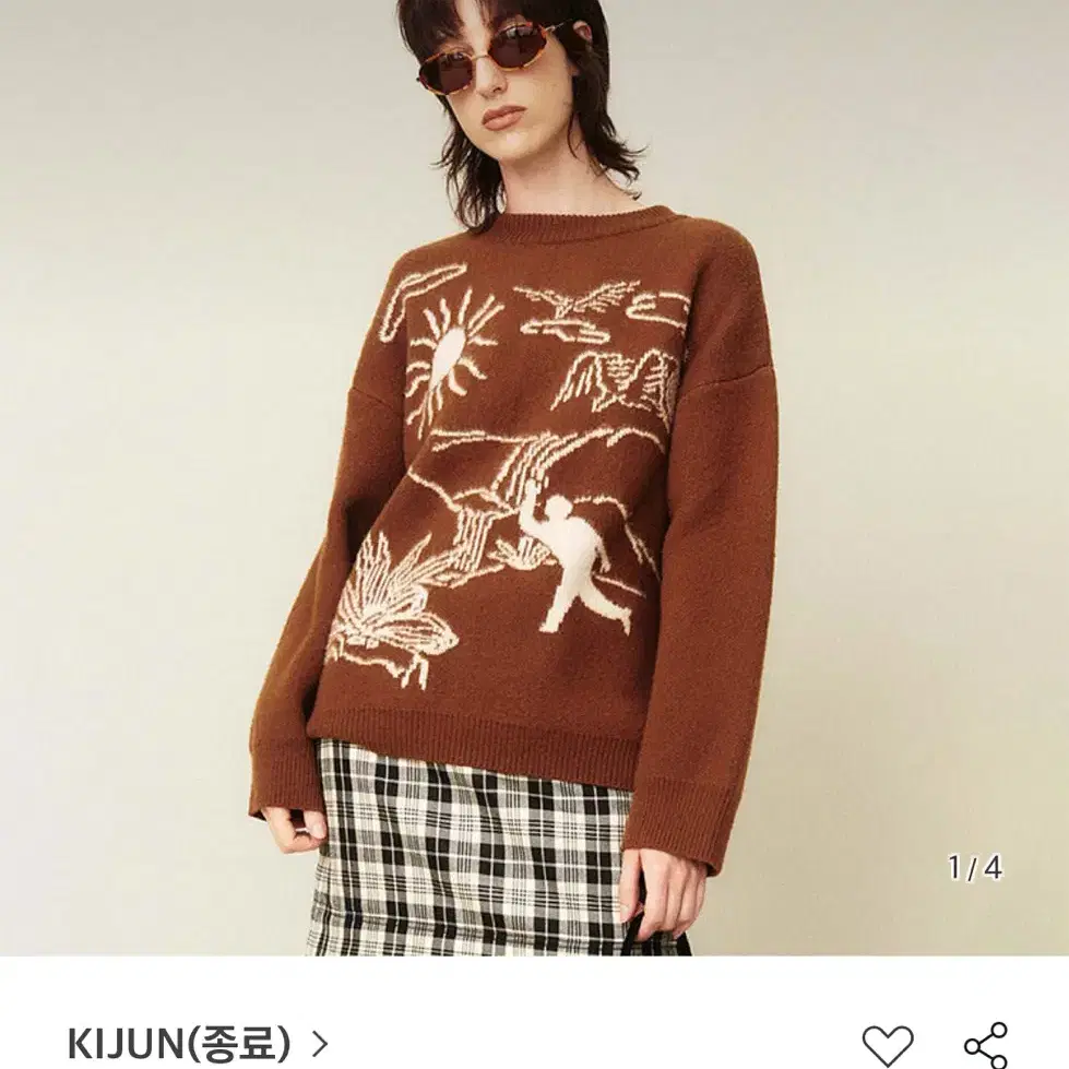 기준 kijun Landscape Jacquard Knit