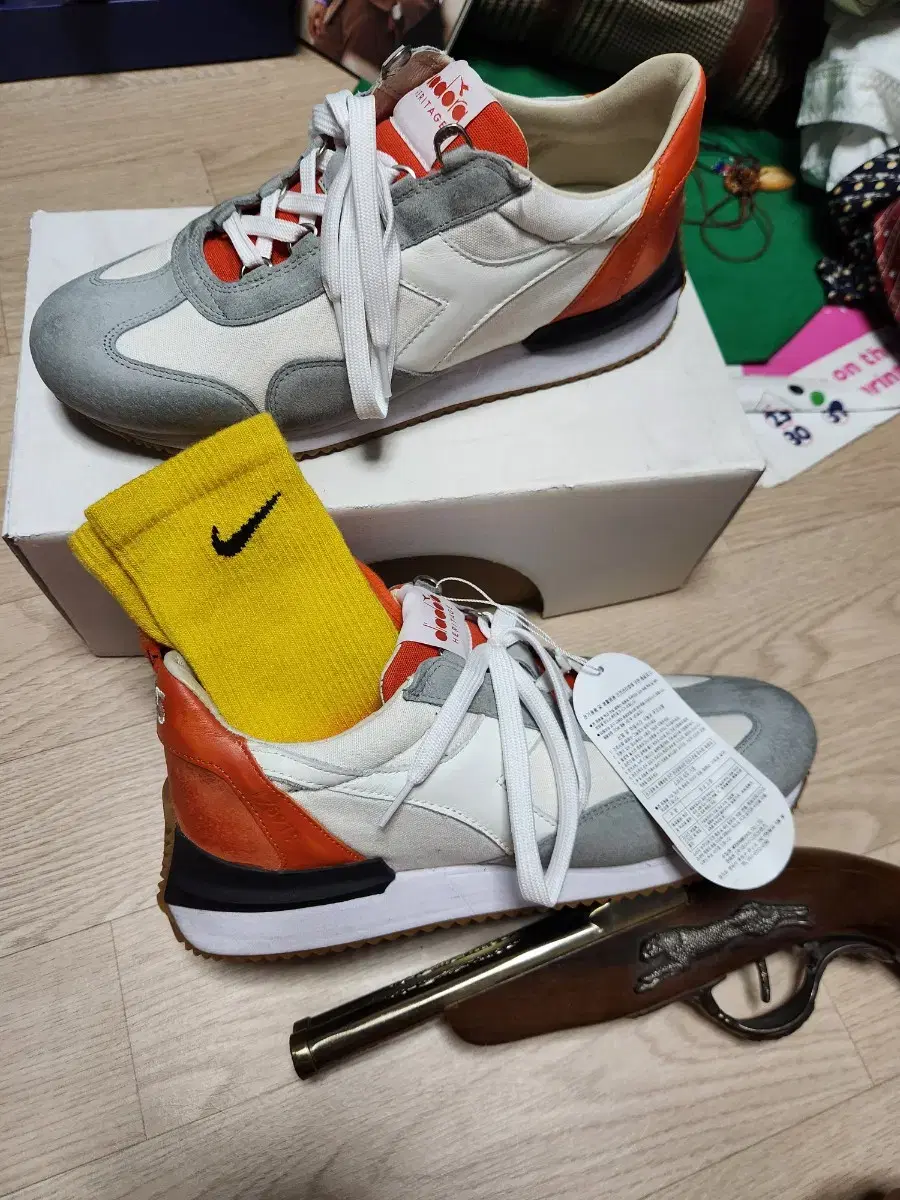 (새상품)DIADORA HERITAGE 더티 오렌지 275