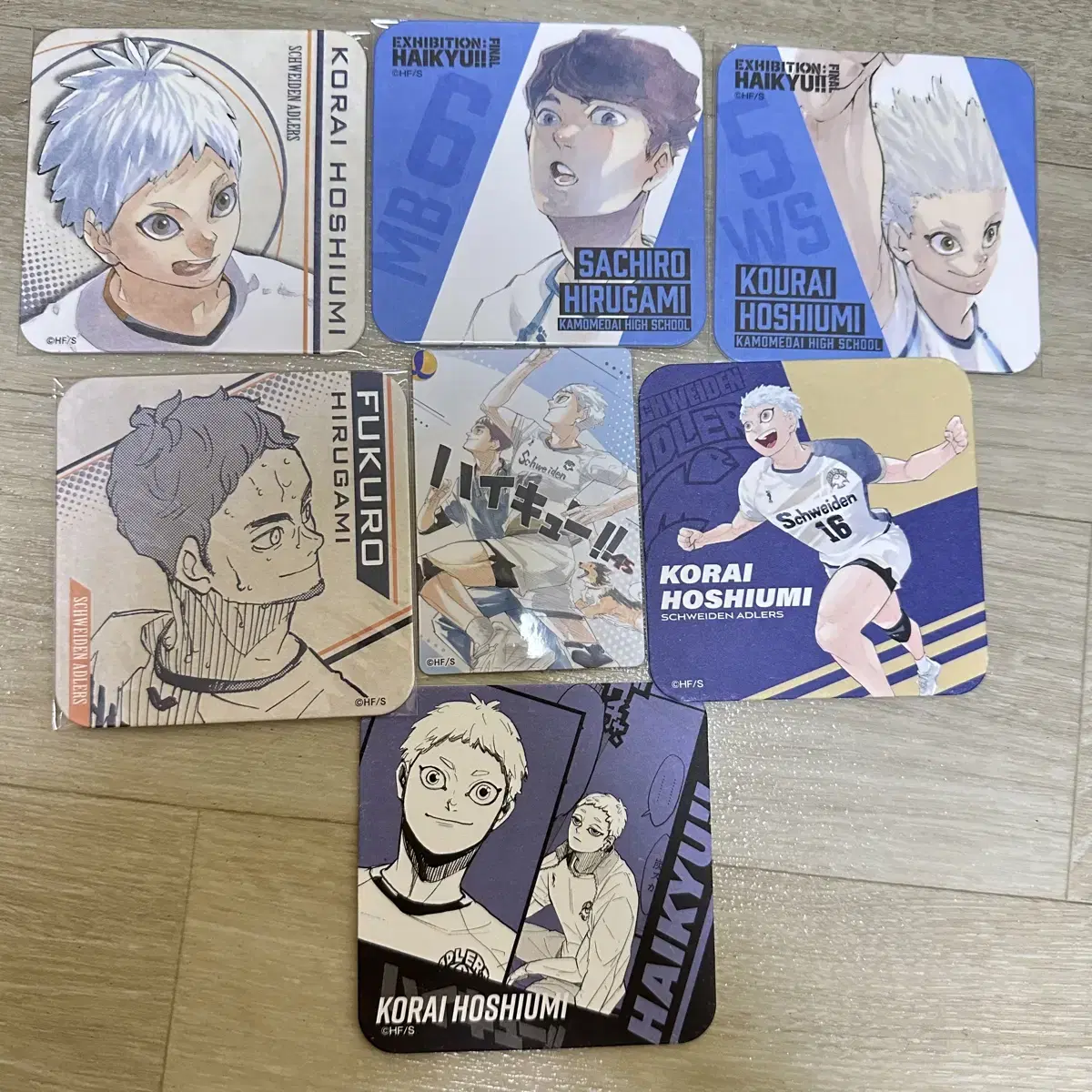 Haikyuu Hoshi Umi, Hirugami Coaster, Magnet, etc.