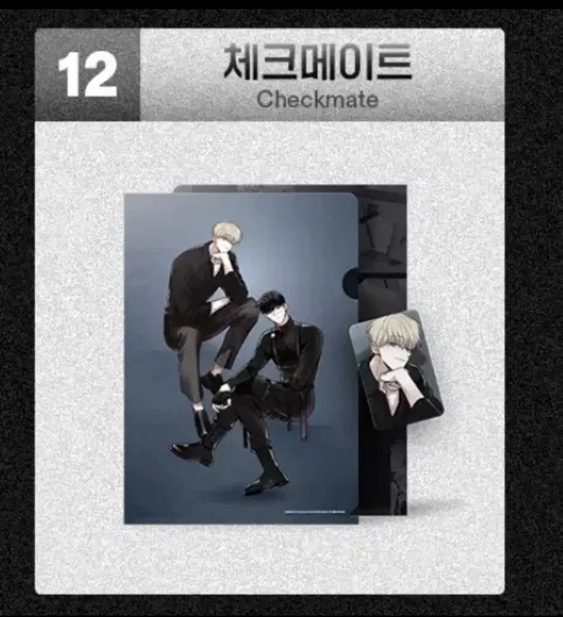 ResinComics Checkmate Clearfile photocard set