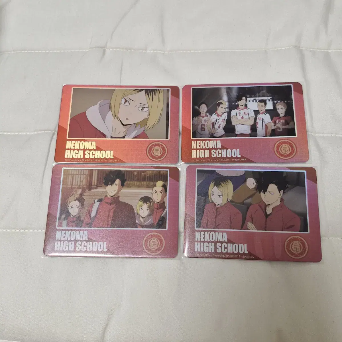 Haikyuu pop up Trading Card Collection of Hard Photo Cards