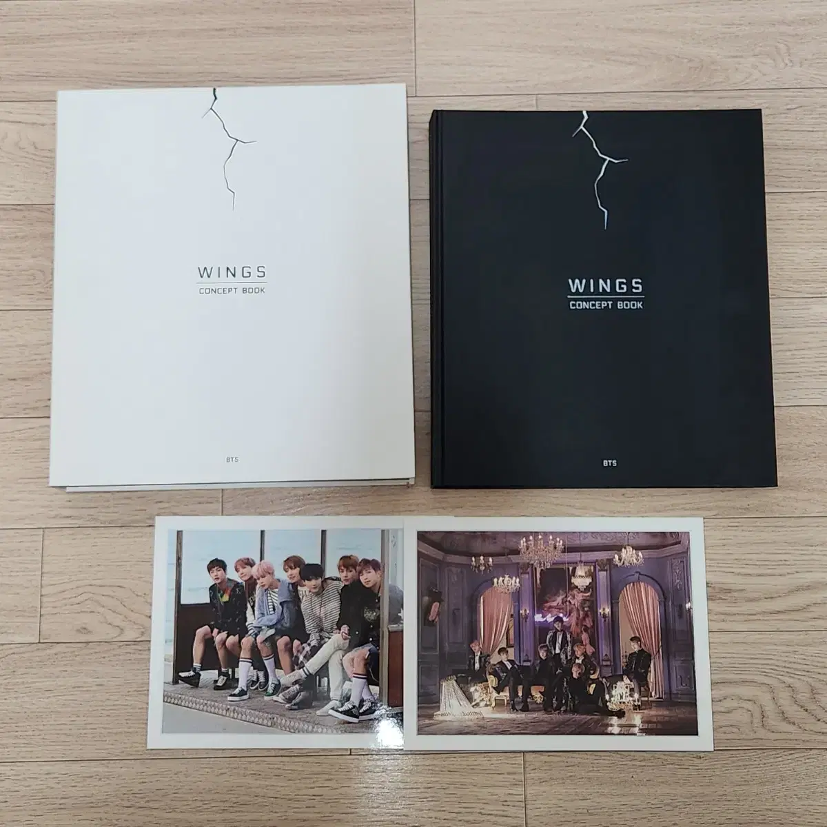 BTS Wings concept book transferred to WTS