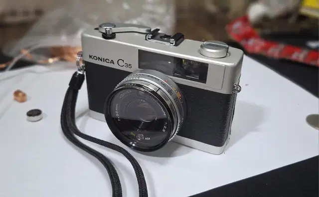 (택포) Konica 코니카 C35 E&L 빈티지 필름카메라