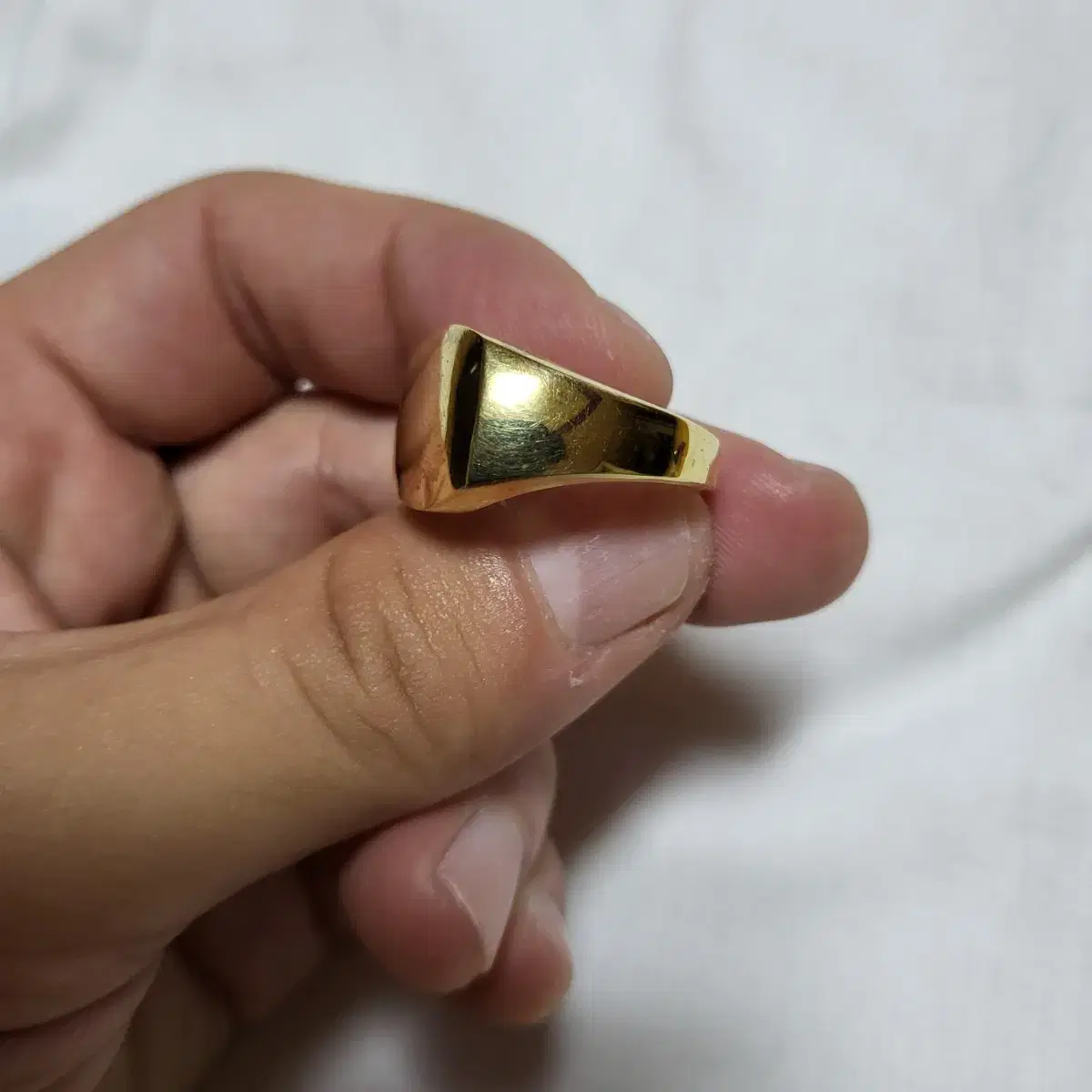 AEKKI ID RING 애끼 ID 반지 (925실버에 18K 도금)