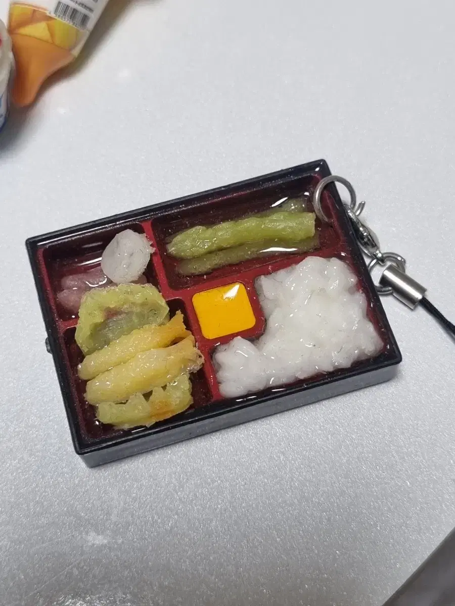 Japanese Gacha Capsule Food Gacha Mini Figure Lunch Box keyring Japanese School Lunch Box Keyring