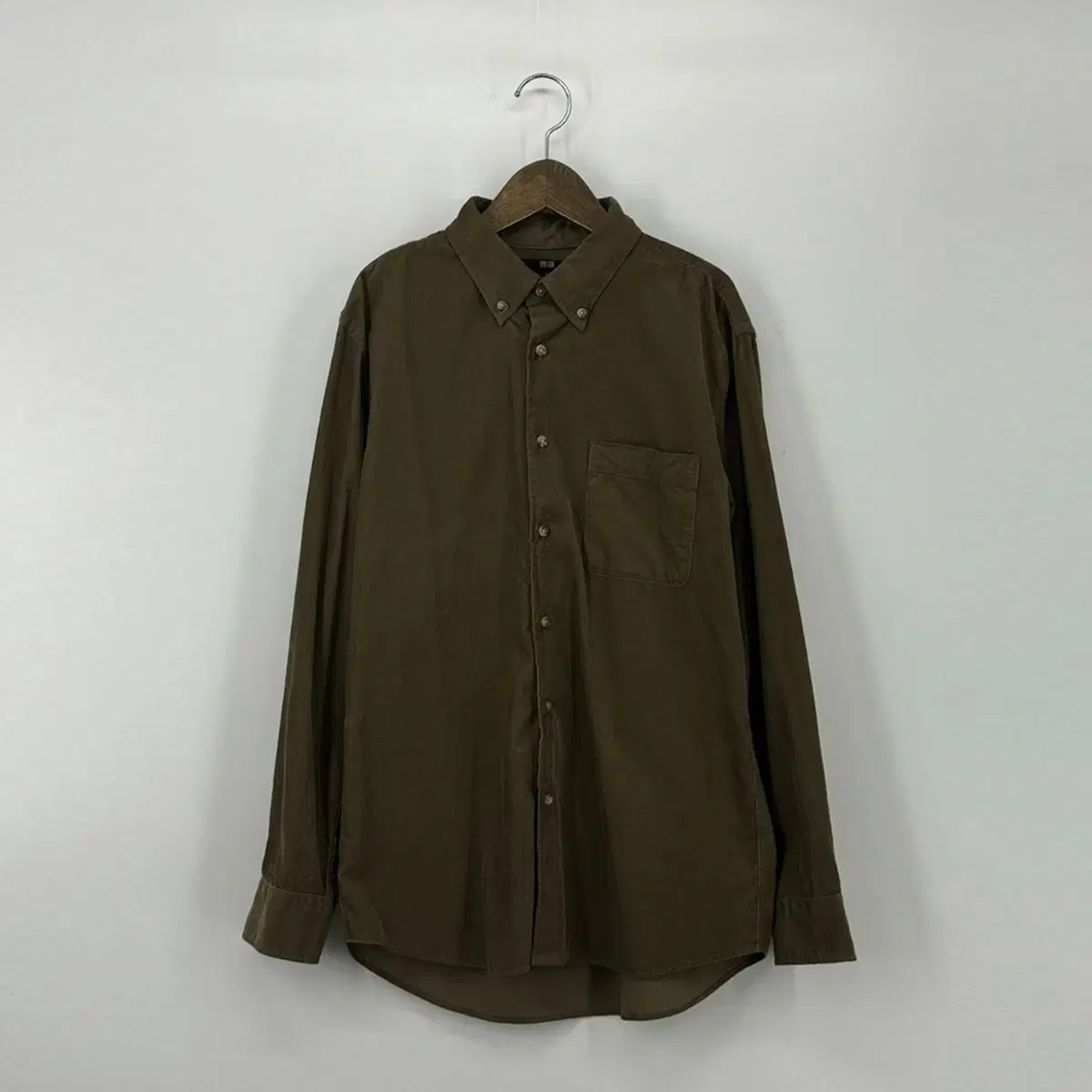 유니클로 골덴 남방 셔츠 (L size / BROWN)