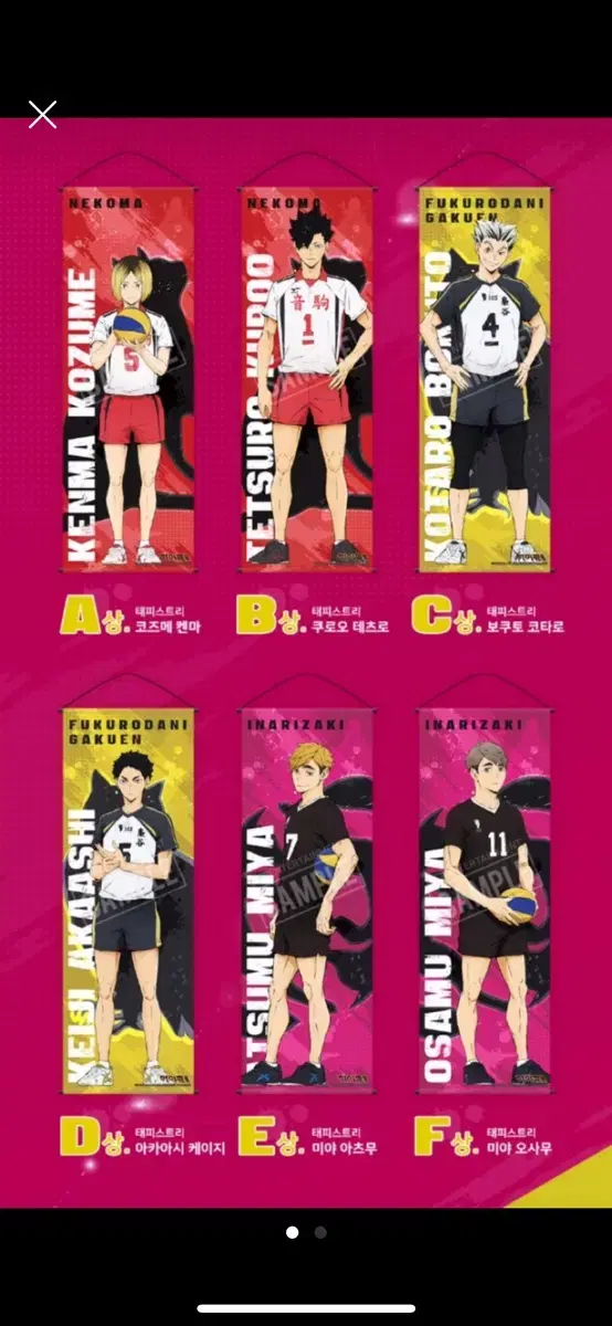 Haikyuu First Lottery Atsumu Tapestry E Prize