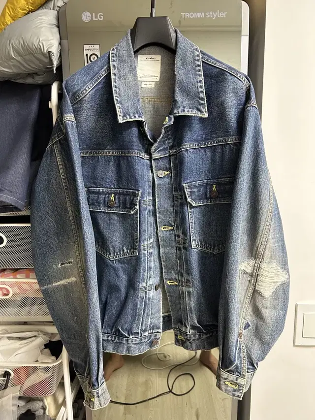 VISVIM 21AW SS 101XX JKT DMGD-1006 3사이즈