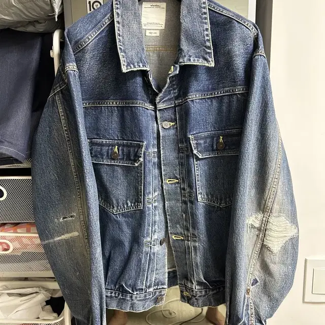 VISVIM 21AW SS 101XX JKT DMGD-1006 3사이즈