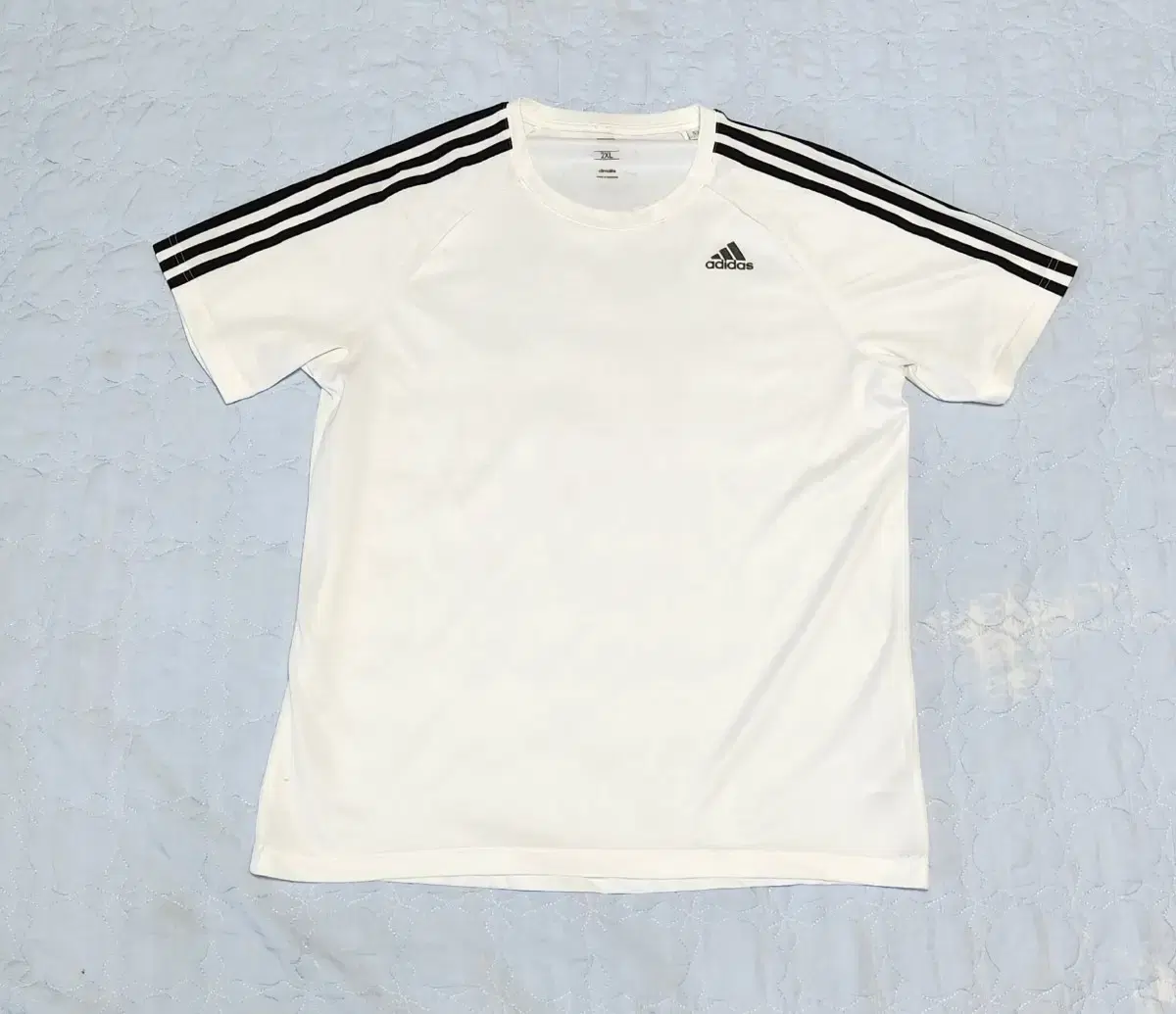 Adidas White Sword Uniform Blockcore Short Sleeve Tee