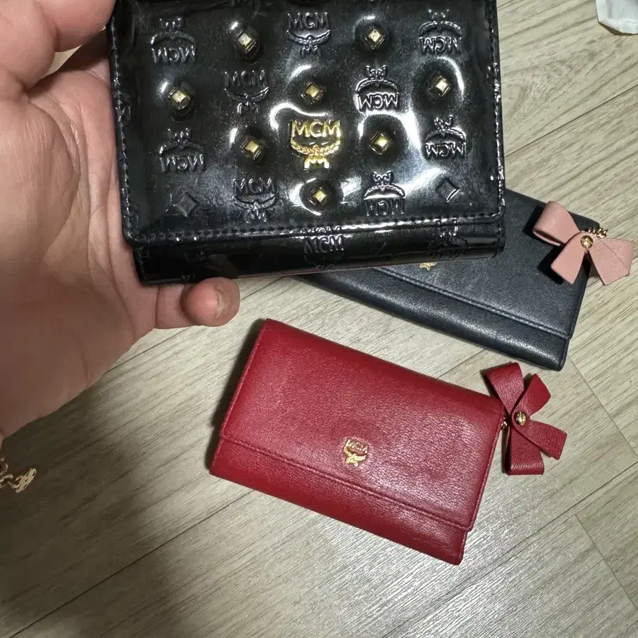 정품 mcm 지갑