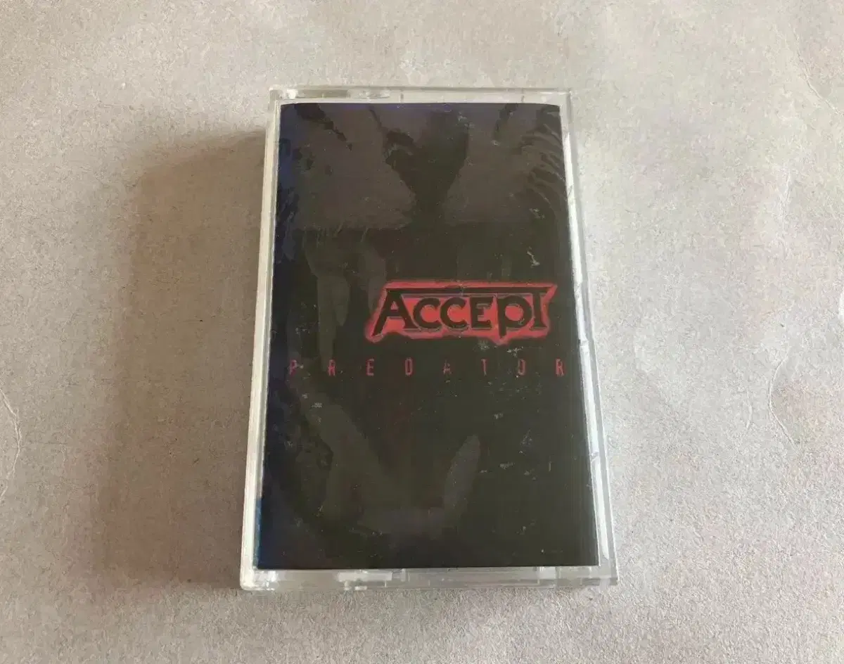 억셉트 Accept Predator 독일의 헤비메탈 밴드 카세트테이프